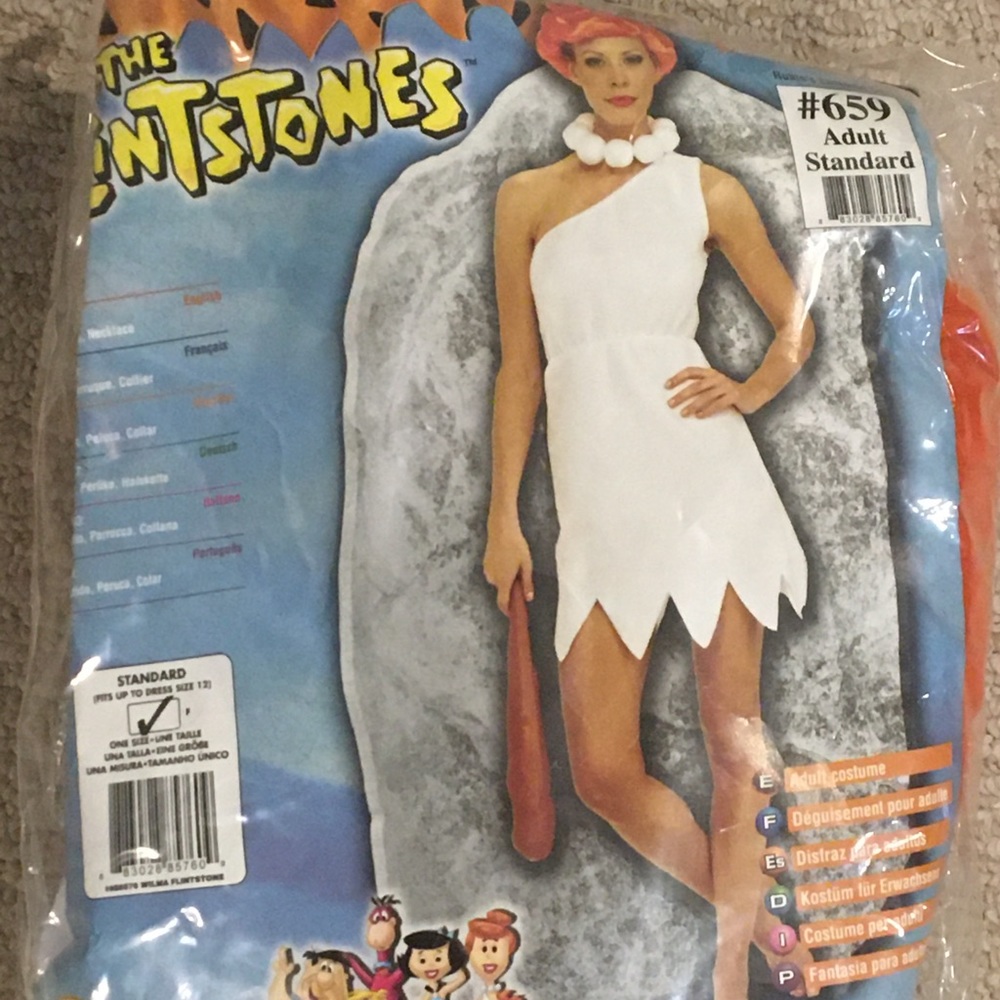 Halloween adult Wilma Flintstone costume
